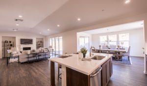 The open floorplans in these popular Central Coast homes provide excellent flow and uninterrupted sight lines.