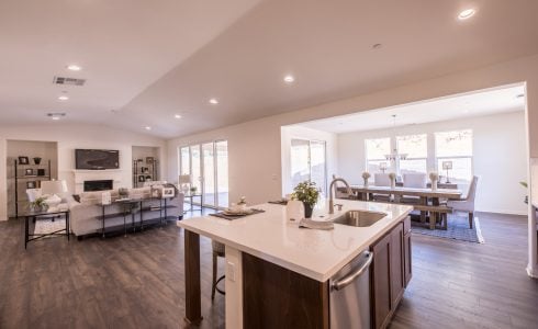 The open floorplans in these popular Central Coast homes provide excellent flow and uninterrupted sight lines.