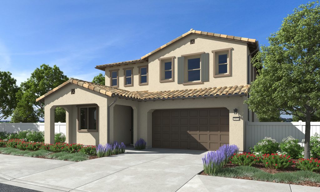 The Spanish architectural style is one of three distinctive exteriors found in this new Williams Homes community in Santa Paula.