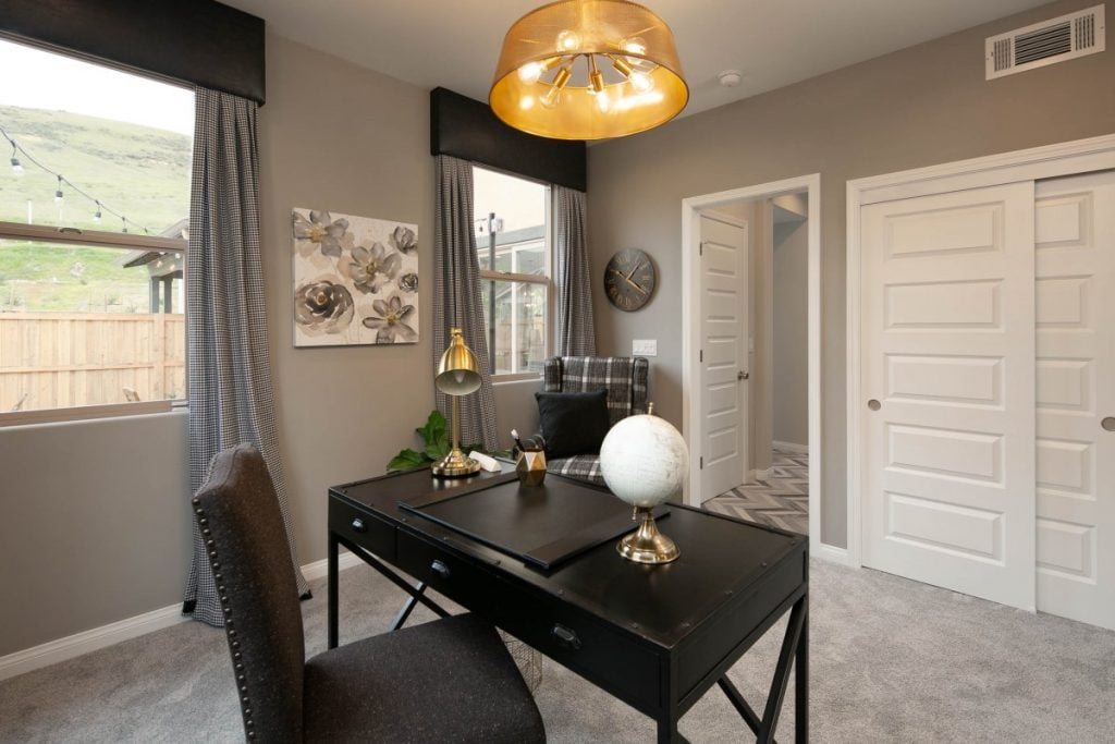 Paseos Residence 2 at Righetti is one of many Williams Homes floorplans that showcase the ideal home office space.