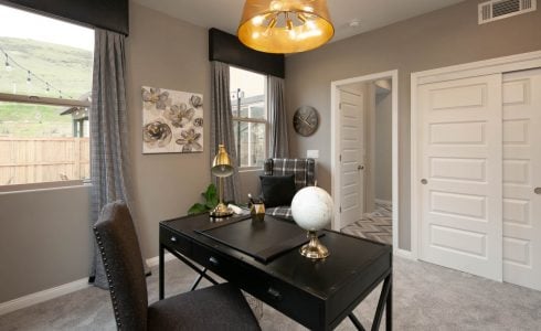 Paseos Residence 2 at Righetti is one of many Williams Homes floorplans that showcase the ideal home office space.