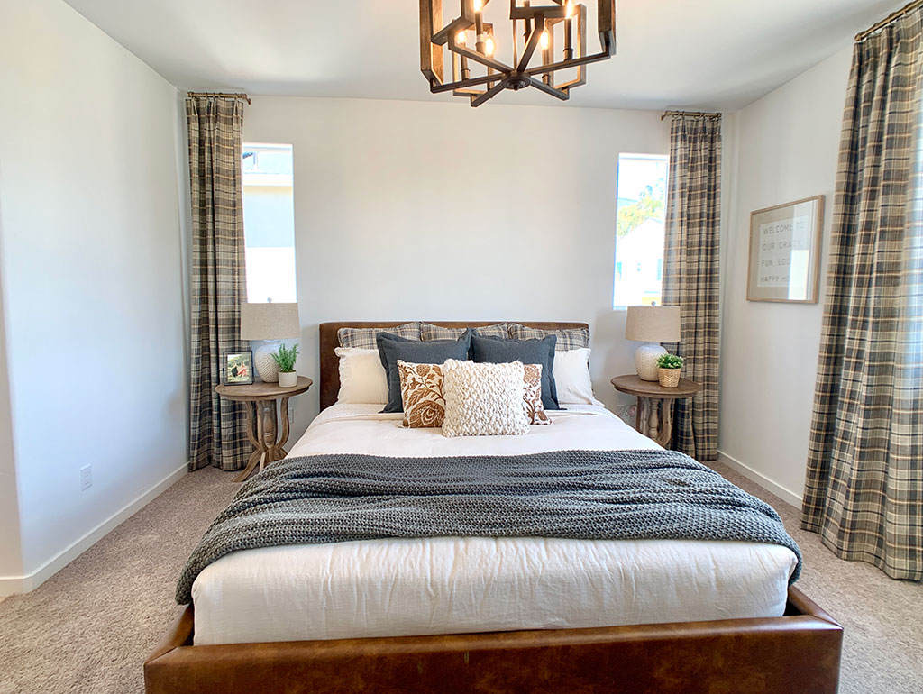 iron and oak williams homes righetti farmhouse primary bedroom 2