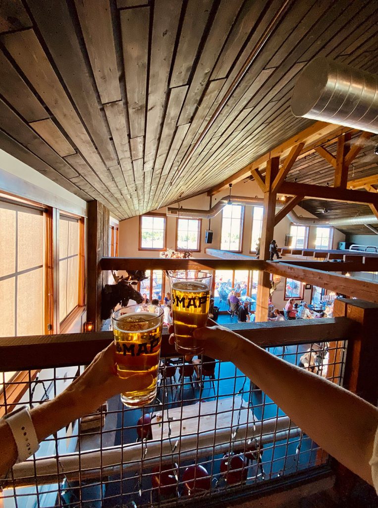 map brewing cheers photo from Williams Homes in Bozeman