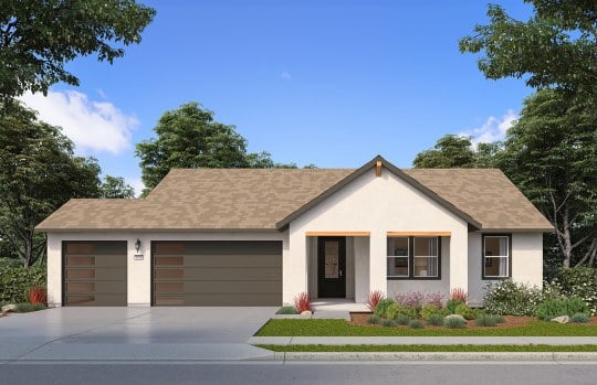 New Orchard Plan 9A 3-Car Garage Elevation