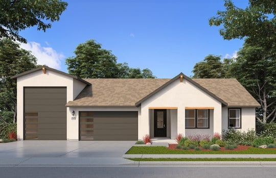 New Orchard Plan 9A RV Garage Elevation