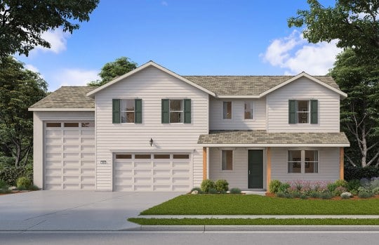 New Orchard Plan 10D RV Garage Elevation
